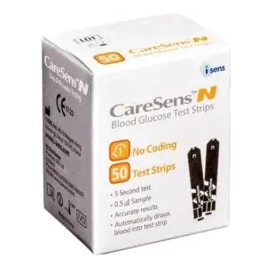 CARESENS N TEST STRIPS 50