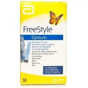 FREESTYLE OPTIUM TEST STRIPS 50 602025