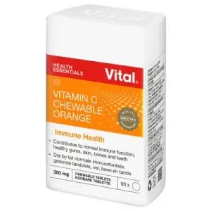VITAL CHEWABLE ORANGE TABS  90