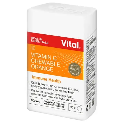 VITAL CHEWABLE ORANGE TABS 90