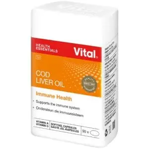 VITAL COD LIVER   OIL CAPS 90