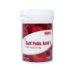 FOLIC ACID 5MG 1000 (GULF)