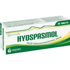 HYOSPASMOL 10MG TABS 20