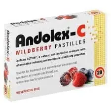 ANDOLEX C LOZENGES 20 WBERRY