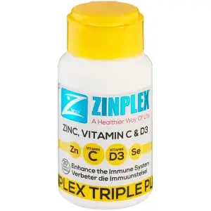 ZINPLEX TRIPLE PLUS VEGGI CAPS 30