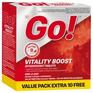 GO VITALITY BOOST EFF TABS 20 VP