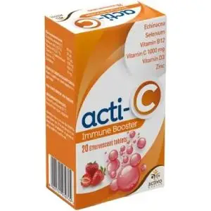 ACTI-C IMMUNE EFF TABS 20 STRAWBERRY