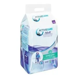 ACTIVE CARE ADULT DIAPERS XL 10