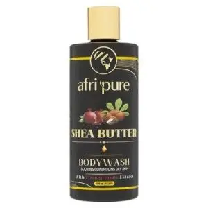 AFRI PURE BWASH 500ML SHEA B & POM OIL