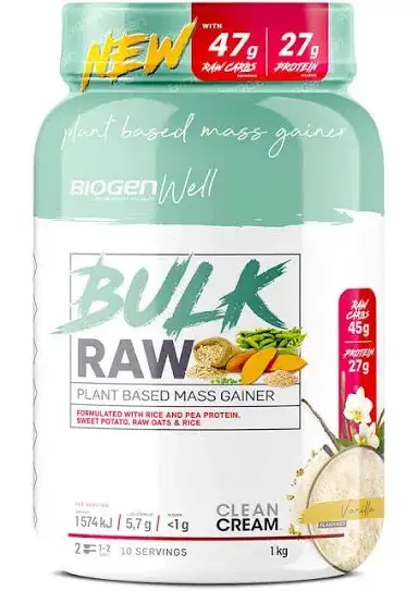 BIOGEN RAW GAINER 1KG VANILLA